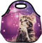Wrapables Insulated Neoprene Lunch Bag, Cute Kitty