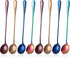 8 Pieces 7.48 Inch Long Handle Stainless Steel Tea Spoons for Mixing, Cocktail Stirring, and Drinks