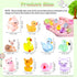 200Pcs 63 Various Luminous Mini Animals, Style Tiny Resin Figurines Animals Glow in The Dark for Prank Garden Micro