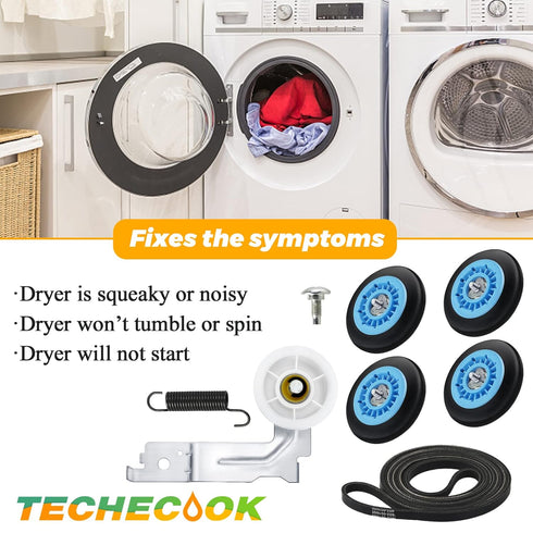 Samsung Dryer Repair Kit Fit for DV42H5000EW/A3 DV45H7000EW/A2 DV48H7400EW/A2 DV42H5200EP/A3 DV40J3000EW/A2