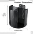 Rotatable Cup and Lid Organizer with 4 Compartments, Coffee Cup Dispenser for Countertop, Bathroom, Kitchen, Coffee