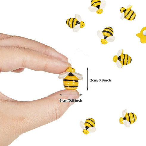 20 Pieces Cute Bees Refrigerator Magnets, Colorful Fridge Magnets for Office and Home Use
