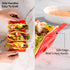 Premium Large Taco Holder Stand, Colorful Holders Set of 6 or 4 for 3 Tacos, Soft or Hard Shell Holder