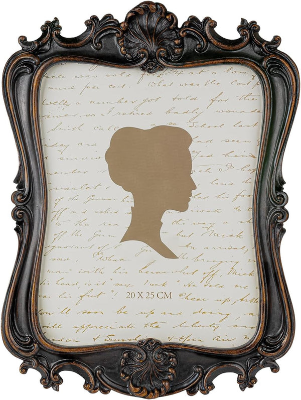 AELS 8x10 Inch Vintage Picture Frame, Elegant Antique Photo Frames with Glass