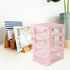 STOBOK Storage Drawer, 4 Layers Plastic Drawers Multifunctional Desktop Storage Box Storage Containers Small Drawers Organizer for Home, Office, Sundries Holder by STOBOK