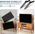 DOITOOL 40 Inch, Universal TV Legs with Screws, TV Stand Base for Smart TV TV Stand Legs Replacement, Easy Installation