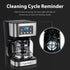 Taylor Swoden 12-Cup Programmable Coffee Maker, Regular & Strong Brew Drip Machine for Home & Office