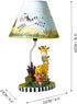 Fantasy Fields - Sunny Safari Animals Thematic Kids Table Lamp, for Girls & Boys Rooms with Printed Zebra Lampshade