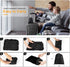 1 Pack) Maliton Inflatable Travel Foot Rest Pillow, Toddler Airplane Bed, Car Seat Foot Rest for Kids, Adjustable