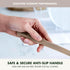 GreenPan Silicone Ultimate Fork, Mixing and Serving Kitchen Utensil, Heat-Resistant, Nonstick Cookware, Taupe