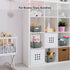 AREYZIN Plastic Storage Baskets with Lid, 6 Pack Organizing Containers for Shelves, Drawers, and Desktop