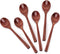 6pcs 9in Wooden Spoons Set, Long Handle Wooden Utensils for Cooking, Tasting, Serving, Stirring and Mixing