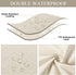 SearchI Waterproof Dining Bench Cover, Stretch Washable Bench Covers Slipcover, Rectangle Benches Seat Covers