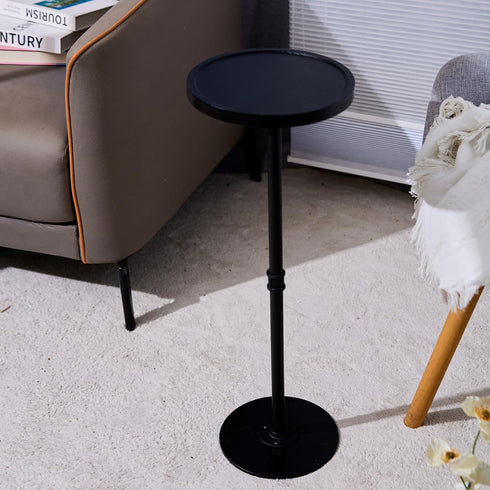 Tall Side Table, Small Round Side Tables, Drink Stand Pedestal Side Table, Accent Martini Coffee Tables, Corner Sofa