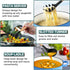 TeamFar Cooking Utensils Set of 7, Silicone Kitchen Tools with Wooden Handles, Heatproof for Non-stick Cookware