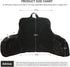 Meeting Story Reading Pillow Bed Rest Pillow with Arms Rabbit Fur for Adults Teens Back Incline Rest Sitting up