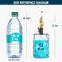 2 Pack 12 Oz Mouthwash Dispenser for Bathroom, Luxury Diamond Glass Mouth Wash Container, Glass Mouthwash Dispenser
