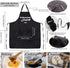 MBMSO Funny Cooking Aprons for Couples - Professional Chef and Taster Matching Apron with Pockets