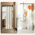 Adjustable Shower Curtain Rod 31-68 in - No Drilling Black Tension Rod for Bathroom Room Divider