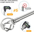 Silver Curtain Rods for Windows: 48 to 84 inch Decorative Heavy Duty Curtain Rod with Twisted Cage Finials