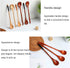 Wooden Spoons for Cooking: Long Handle Mixing, Stirring, Seasoning Spoons for Baking, Set of 6