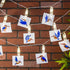 GL42589 10.5 Sterno Home LED Battery-Operated Clip String Lights, Feet, Warm White Cord
