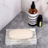 2PCS Koville Italian Natural Marble Soap Dish for Shower, Multi-Color Stone Soap Tray for Bathroom, Bar Soap Holder