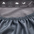 42.12-53.94in CALIDAKA PU Leather Bench Cover - Elastic Soft Stretch Slipcover, Removable Washable Protector for Bench