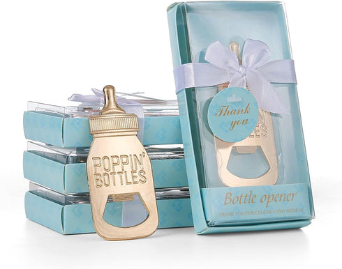 DAJAMAI 18 Pack Bottle Opener for Baby Shower Favors, Party Return Gifts Guest,