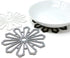 allydrew Non-Slip Insulated Silicone Carved Trivets - Flexible Floral Coasters & Pot Holders Set (3 Pcs)