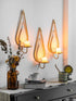 Set 2 ZOOYOO Gold Wall Sconce Candle Holders of - Metal Raindrop Hanging Iron Candle Sconces for Home Decor, Bedroom