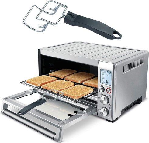 Air Fryer Convection Toaster Oven Tray Extractor, Grills Extractor, Grills Clip, Oven Clip, Oven Food Clip, Oven Tray Handle, Scald Resistant Clip, Common to Trays and Grills, Used to Quickly Remove by Buhoet