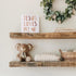 5x5 Baby Girls Nursery Decor - Jesus Loves Me Christian Gifts Wood Sign Wall Art Decoration, Boho Neutral Bible Verse