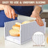Bread Slicer for Homemade Bread, Adjustable Thickness Slicing Guide, Foldable Portable Bread Cutter Suitability