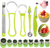 14 Pack Melon Baller Scoop Set, 4 in 1 Stainless Steel Fruit Tool Set for Fruit Slicer, Vegetable Cutter