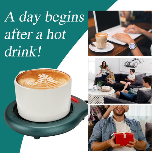 ASAWASA Candle Warmer for Large Jar, Coffee Mug Warmers, Safely Releases Scents Without a Flame, Melt The Candle