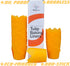 Large Tulip Baking Cups, Orange Color, 2-1/4" Base Diameter x 4" Wall Height, Parchment Paper, Case of 130 pcs