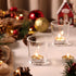 60Pcs DARJEN Votive Candle Holders- Clear Tea Lights Candle Holder, Glass Candle Holders Bulk for Wedding Centerpieces