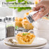 DWTS DANWEITESI Large Salt and Pepper Shakers Set, Cute Farmhouse Kitchen Spice Jars with Stainless Steel Lid