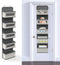 Over The Door Hanging Organizer with 5 Big Pockets, Wall Mount Storage for Pantry, Closet, and Nursery