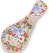 Ceramic Spoon Rest for Stove Top, Large Floral Spoon Holder for Kitchen Counter, Modern Farmhouse Decor