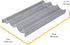 Chicago Metallic Commercial II Non-Stick Perforated Baguette Pan, 16 L x 9 W x 1.5 H, Crisp Crust