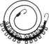 Travel Clothesline, Portable Retractable with 12 Clothespins for Indoor and Outdoor Drying