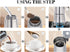HYWHUYANG Coffee Pot, Stainless Steel Percolator Coffee Maker for Home, Camping, and Travel (200ml)