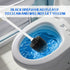 AONEZ Set, 4 Pack Toilet Brush and Holder Long Handle Non-Slip Grip Toilet Bowl Brush, Hard Toilet Brush, Deep Cleaning