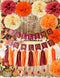 Fall Bridal Shower Decorations, Thanksgiving Decorations, Burgundy Champagne Orange Fall In Love Banner for Engagement