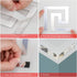 SelfTek 48Pcs Acrylic Mirror Wall Stickers, Peel and Stick Mirror Decals for DIY Home Decor, Silver