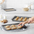 Premium Non-Stick Silicone Baking Mats, Set of 2 Quarter Sheet Toaster Oven Liners, Size 8.5" - 11.5"