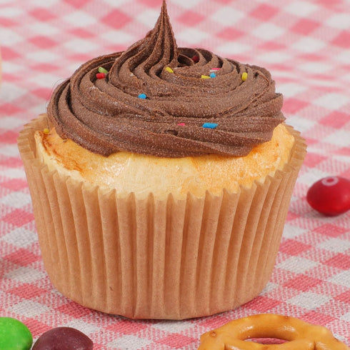 Caperci 200 Counts Natural Cupcake Liners for Baking, Greaseproof Muffin Baking Cups