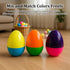 Celmuron 6 Pack 8'' Jumbo Fillable Easter Eggs Extra Large Plastic Eggs for Treats, Easter Basket Stuffers, Egg Hunt